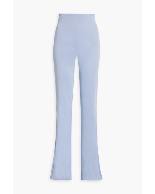 Emilio Pucci Blue Jersey Flared Pants