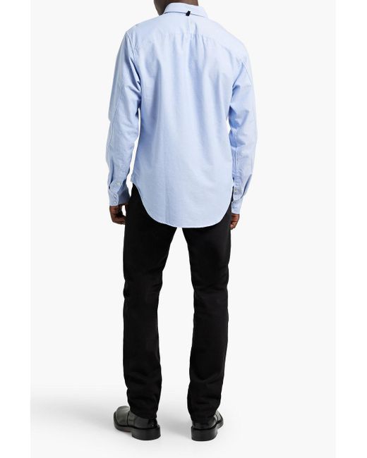 Rag & Bone Blue Fit 2 Cotton Oxford Shirt for men