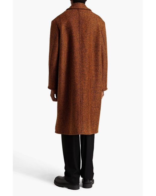 Mens shop boucle coat