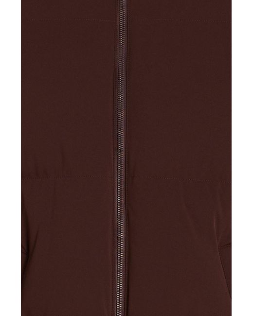 Sandro Brown Quilted Shell Jacket for men