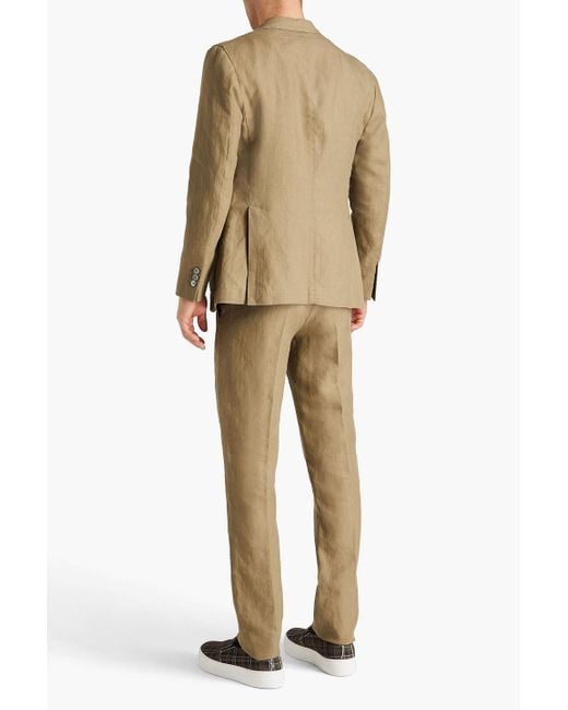 Boglioli Natural Linen Suit for men