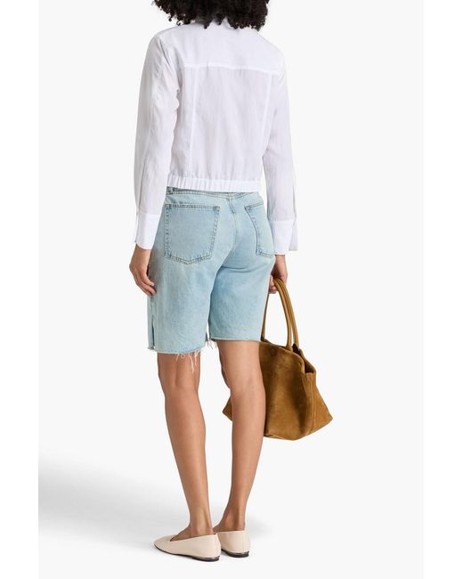 Vince Blue Lyocell-blend Jacket