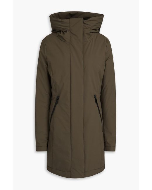Goldbergh Green Maple Shell Hooded Down Parka