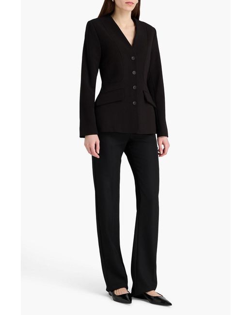 By Malene Birger Black Rilane Crepe Blazer