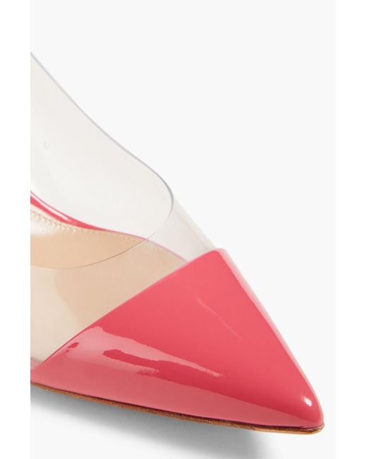 Gianvito Rossi Pink Pvc And Patent-leather Pumps