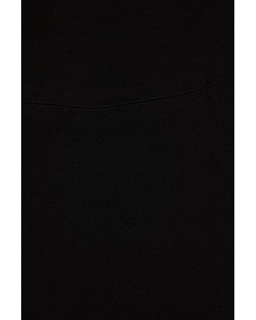 Helmut Lang Black Minikleid aus jersey mit cut-outs