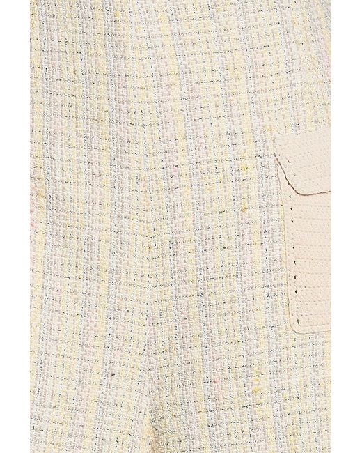 Sandro Natural Mimo Cotton-Blend Tweed Shorts