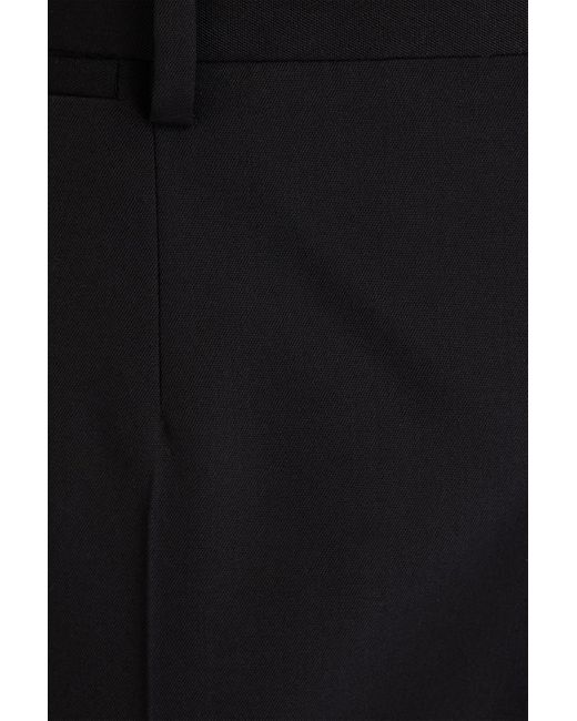 Dolce & Gabbana Black Wool-blend Twill Suit Pants for men