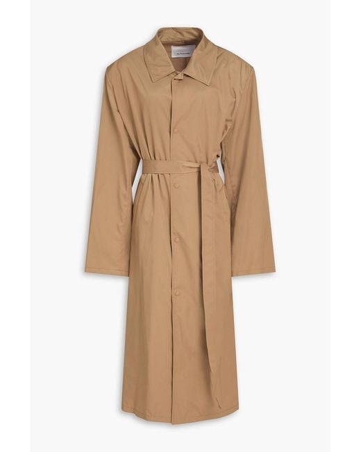Frankie Shop Natural Eddie Sateen Coat