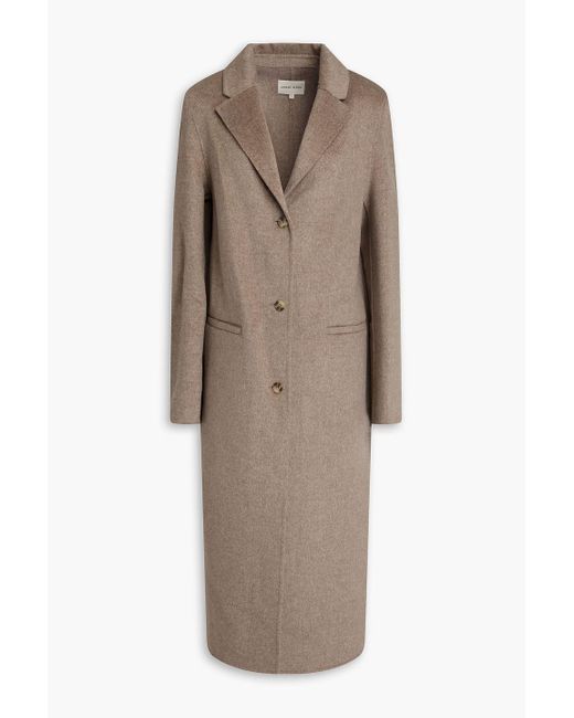 Loulou de Saison Natural Mill Wool And Cashmere-blend Felt Coat