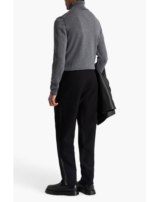 Maison Margiela Black Wool Sweatpants for men