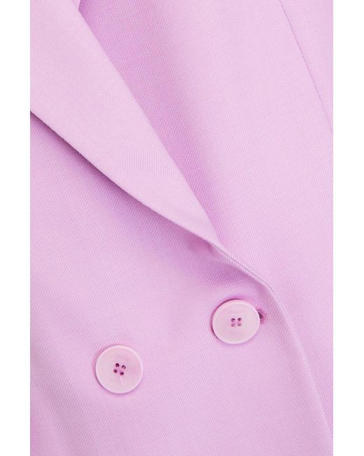 Maje Pink Vilanota blazer aus twill