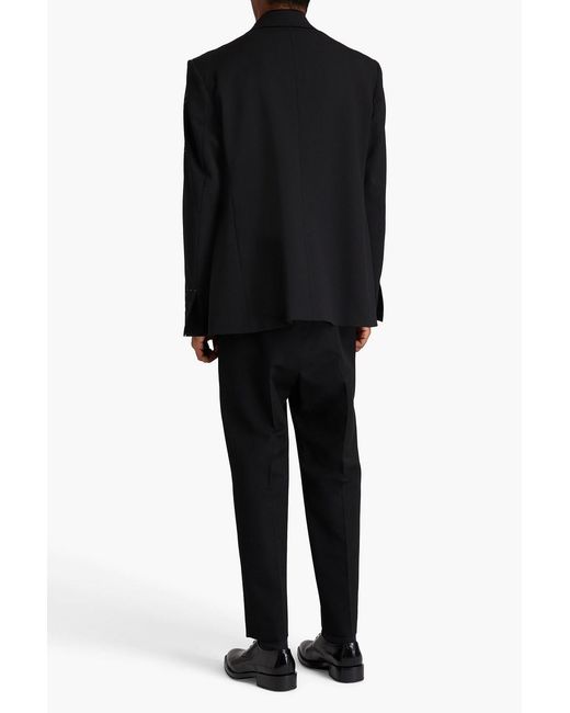 Peter Do Black Twill Blazer for men