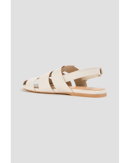 J.W. Anderson White Leather Slingback Sandals