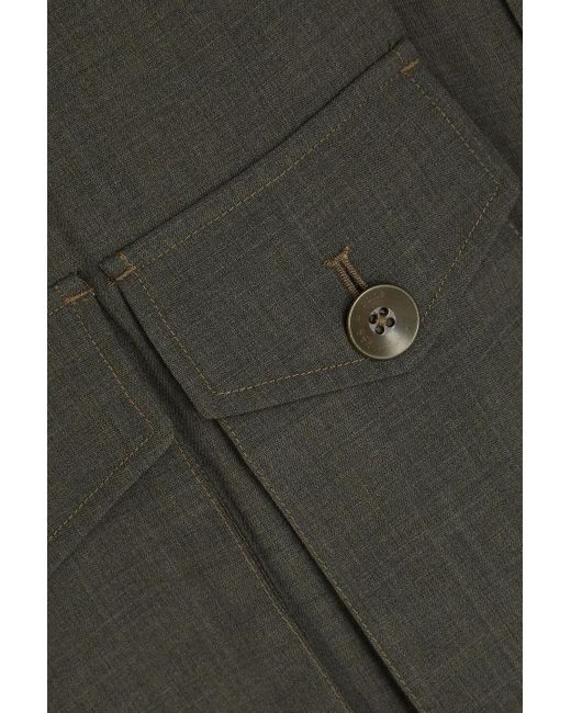 Rag & Bone Green Cade Wool-blend Overshirt for men