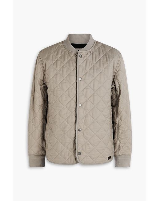 Rag & Bone Gray Focus Quilted Cotton-blend Twill Jacket for men