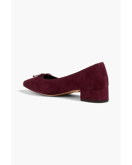 Veronica Beard Purple Cecile Suede Pumps