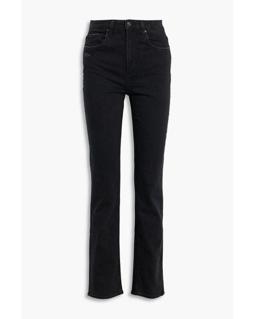 PAIGE Blue Stella High-rise Slim-leg Jeans