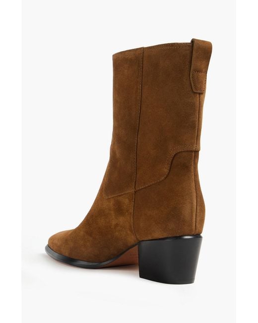 Vince Brown Arlington Suede Ankle Boots