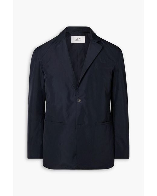 Mr P. Blue Padded-Shell Blazer for men