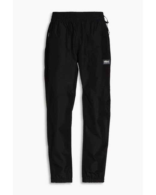 Adidas Originals Black Printed Shell Track Pants for men