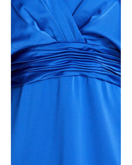 THEIA Blue Kleid aus satin mit falten