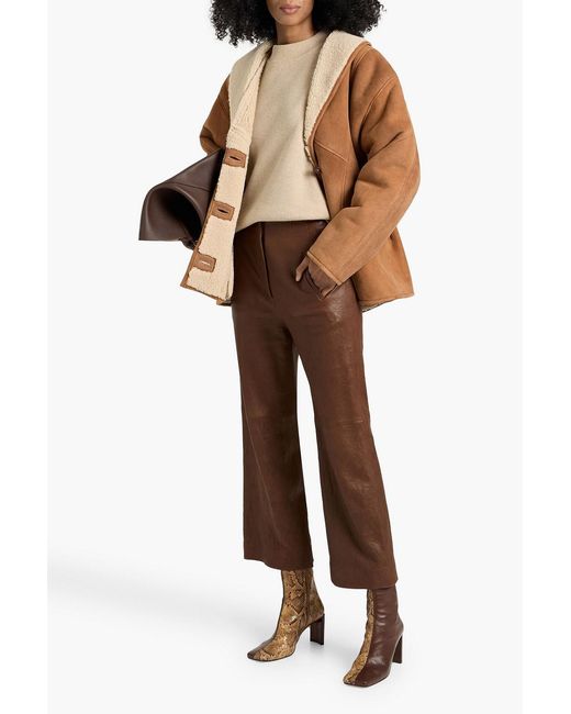 Blazé Milano Brown Tatoosh Shearling Coat