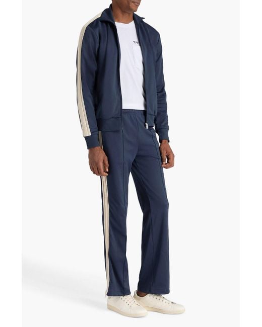 Sandro Blue Tech-Jersey Track Pants for men