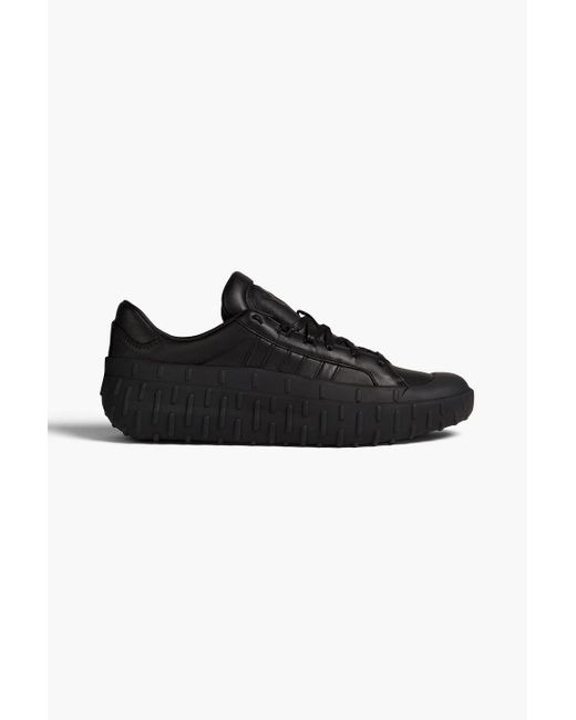 Y-3 Black Gr. 1p Leather Sneakers for men