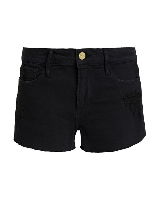 FRAME Le Cut-off Distressed Denim 