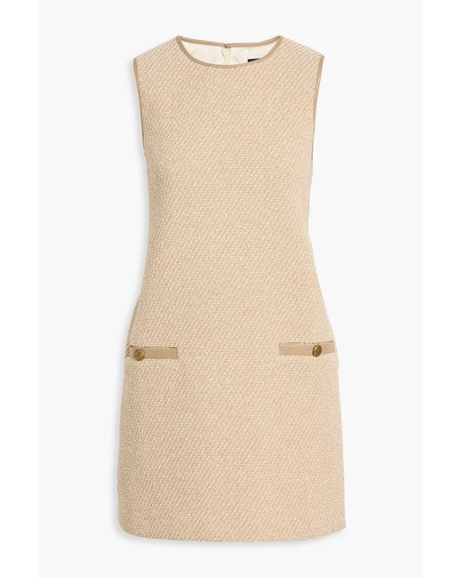 Rag & Bone Natural Frances Cotton-Blend Tweed Mini Dress