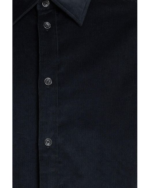 Rag & Bone Black Mateo Cotton-corduroy Shirt for men