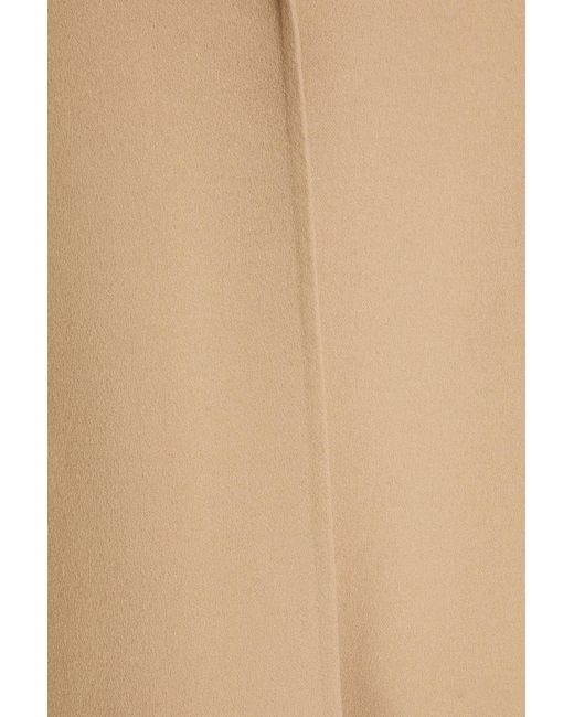 Stella McCartney Natural Wool-felt Coat