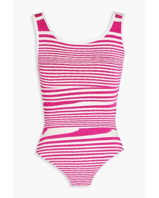 Missoni Pink Space-dyed Stretch-knit Bodysuit