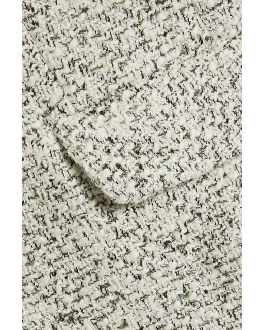 Rag & Bone White Elise Bouclé-tweed Blazer