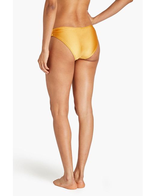 Zimmermann Yellow Mid-rise Bikini Briefs
