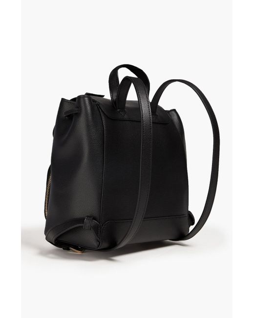 Kate Spade Black Pebbled-leather Backpack