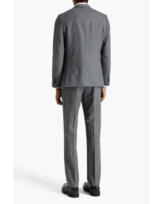 Paul Smith Gray Fit 2 Grain De Poudre Wool Suit for men
