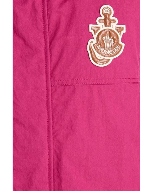 Moncler Pink Tryfan Cotton-Blend Shell Vest for men