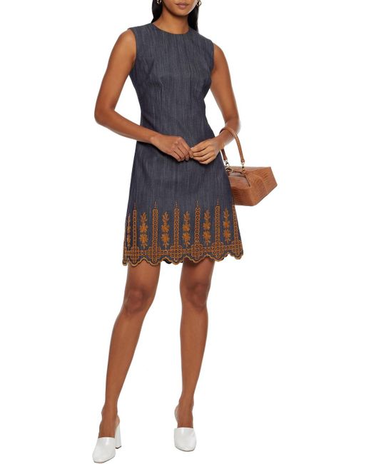 Adam Lippes Broderie Anglaise-trimmed 