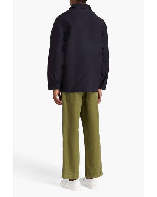 Officine Generale Blue Hope Twill Jacket for men