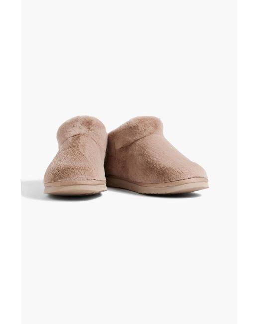 Australia Luxe Natural Cosy Ultra Short Shearling-lined Faux Fur Ankle Boots