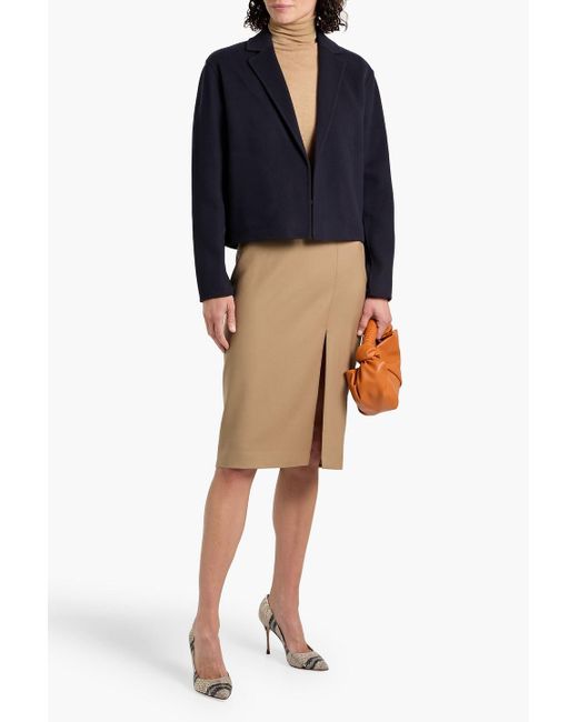 Theory Natural Wool-Twill Skirt