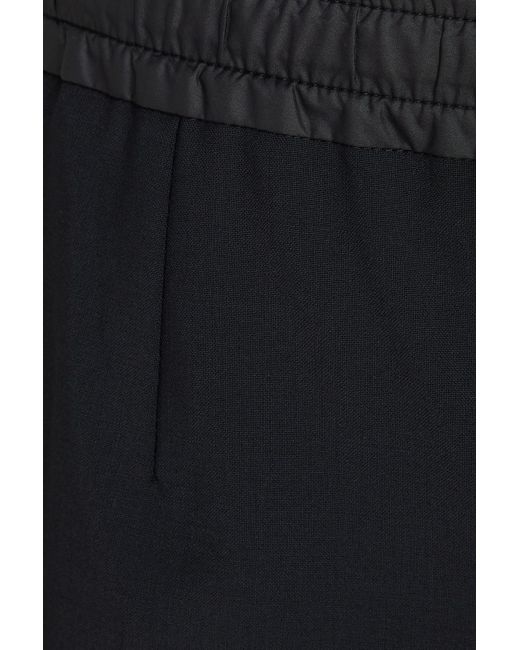 Dolce & Gabbana Blue Wool-Blend Track Pants for men