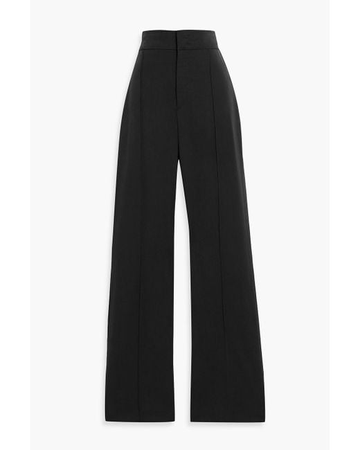 Isabel Marant Black Sorokia Lyocell-Blend Straight-Leg Pants