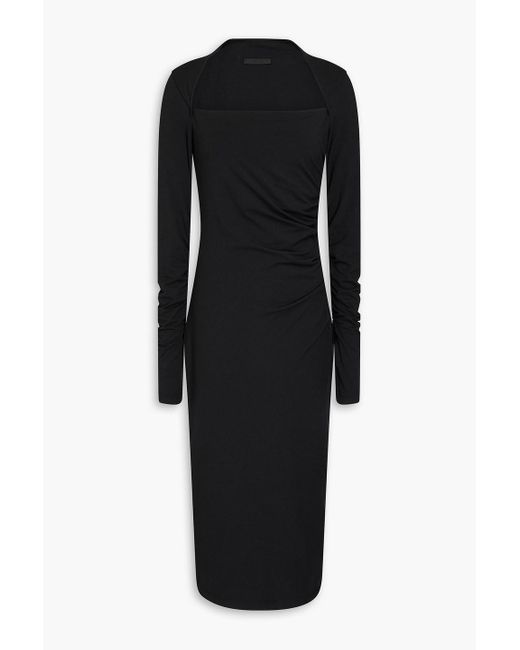 Helmut lang ruched dress online