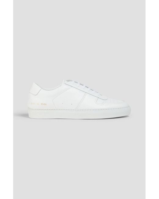 Common Projects White Bball Leather Sneakers for men