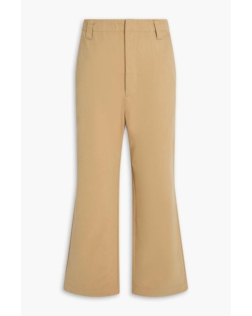Acne Natural Cotton-Blend Gabardine Straight-Leg Pants for men