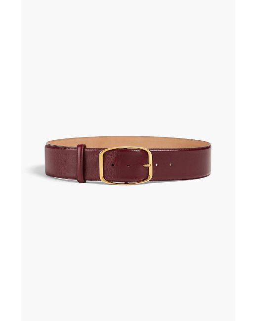 Dolce & Gabbana Red Leather Belt