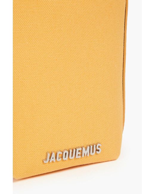 Jacquemus Metallic Le Giardino Canvas And Leather Belt Bag for men